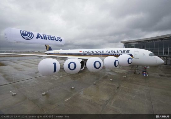 H Airbus γιορτάζει την παράδοση του 10,000ου αεροσκάφους της