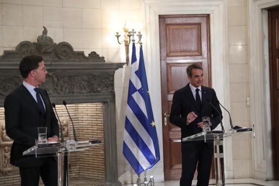 Μητσοτάκης – Ρούτε: Θέμα αρχής για την Ελλάδα η προάσπιση των κυριαρχικών μας δικαιωμάτων (upd)