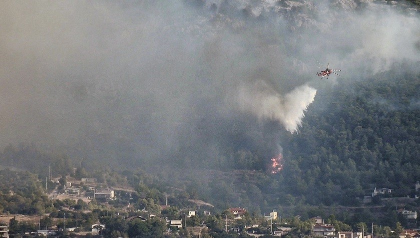 Μεγάλη φωτιά στον Δήμο Καρύστου – Εκκενώθηκαν χωριά (Tweet)