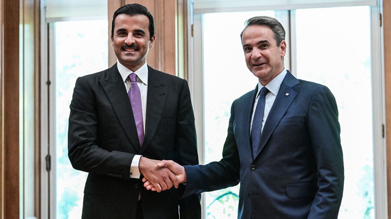 Μητσοτάκης – Εμίρης του Κατάρ: Περαιτέρω ενίσχυση της οικονομικής συνεργασίας