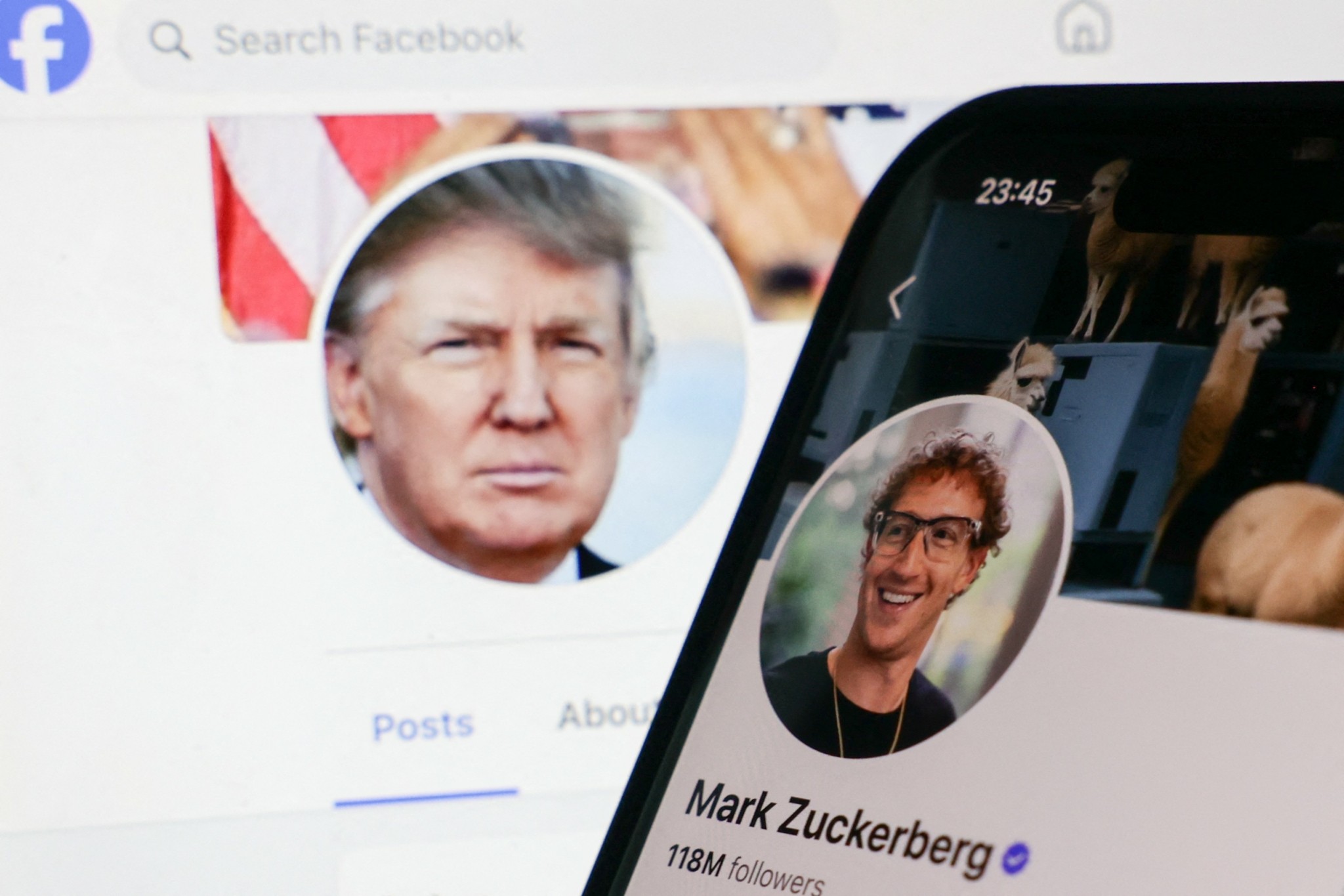 Zuckerberg - Trump