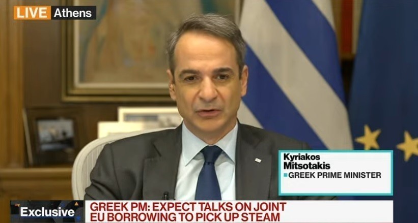 Μητσοτάκης στο Bloomberg TV: Πρέπει να αυξήσουμε τις δαπάνες για την άμυνα – Δείτε live