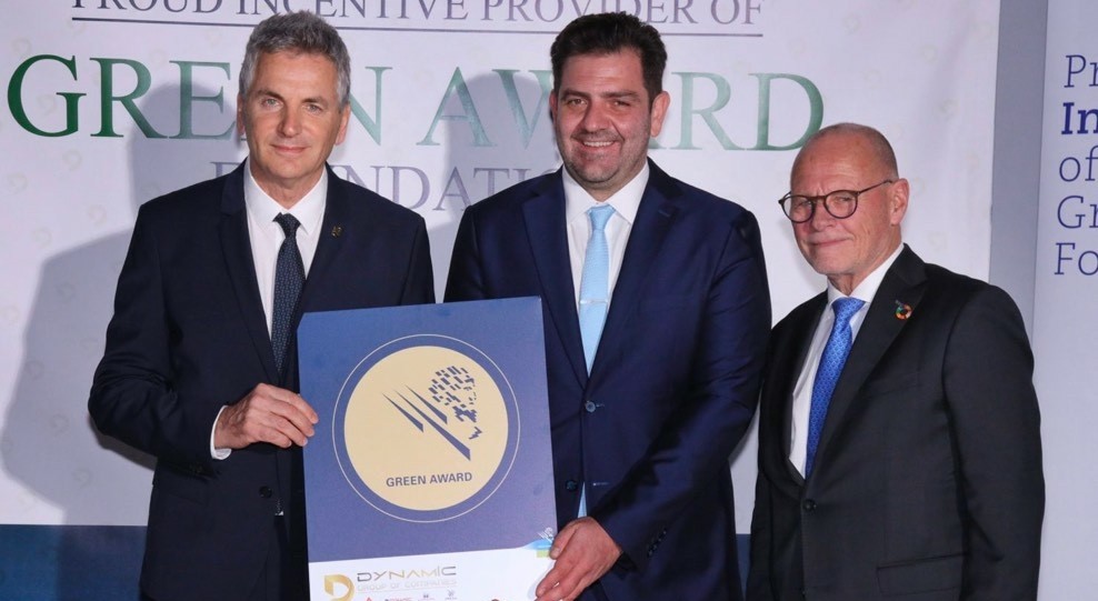 Βραβεύτηκε το Dynamic Group of Companies από το Green Award Foundation