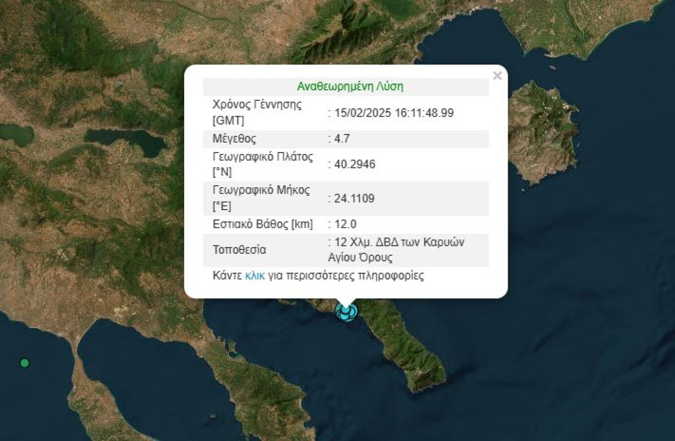 Σεισμός 4,7 Ρίχτερ στο Άγιο Όρος – Αισθητός στη Θεσσαλονίκη (pics) | Ειδήσεις για την Οικονομία