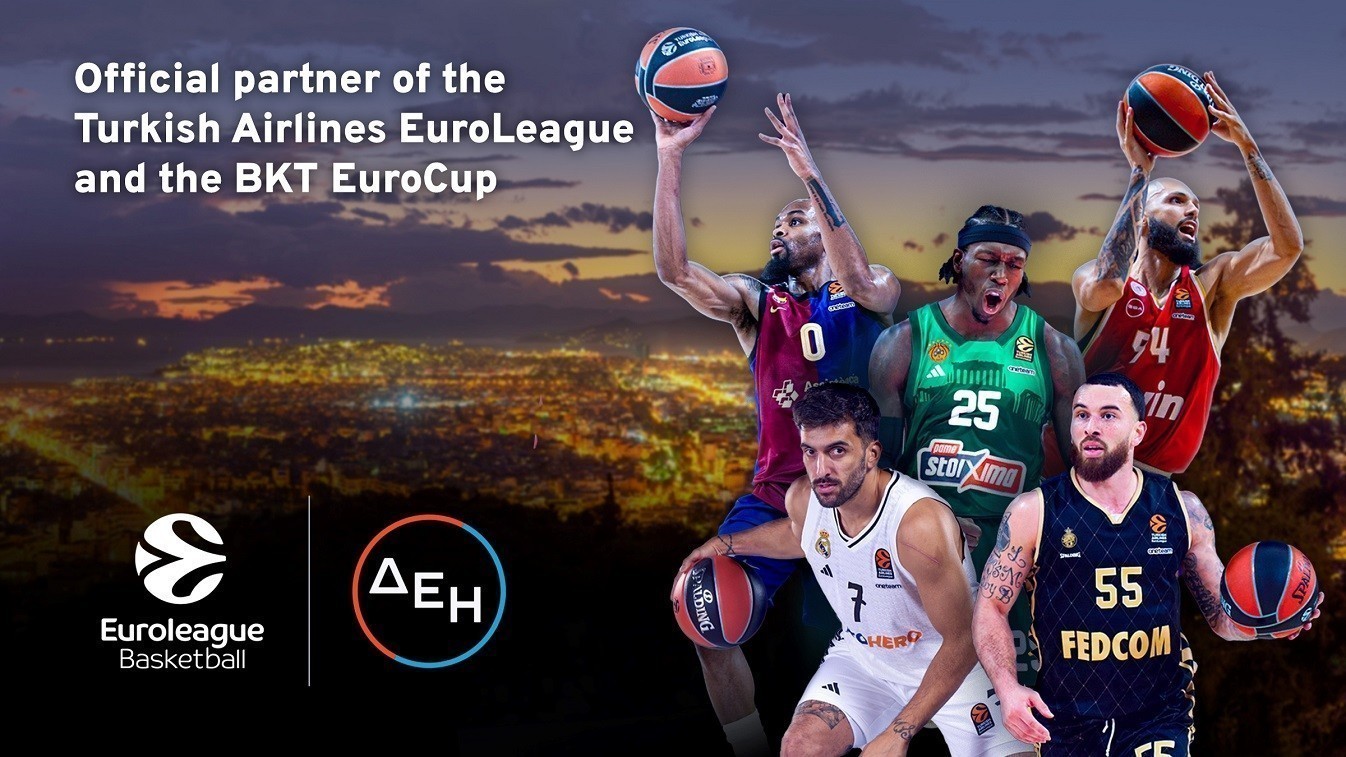 ΔΕΗ: Γίνεται επίσημος χορηγός της Euroleague Basketball μέχρι το 2027 | Ειδήσεις για την Οικονομία